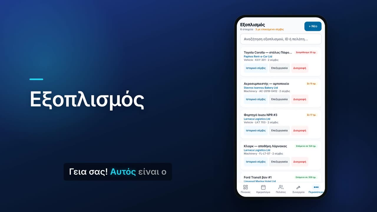 Εξοπλισμός