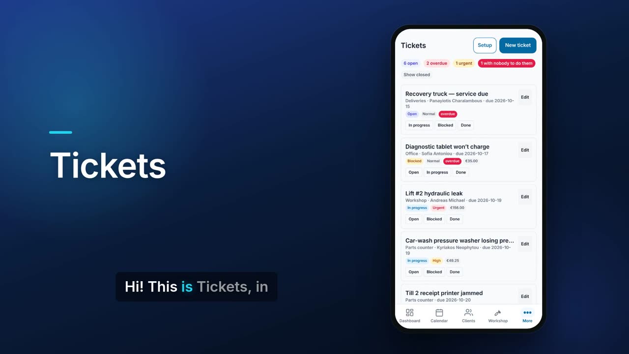 Tickets